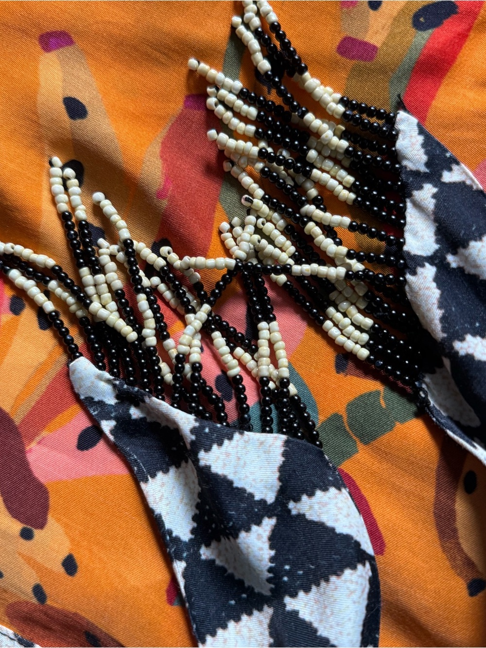 Farm Rio x Anthropologie Banana Print Yellow Tropical Wrap Skirt - Picture 8 of 8